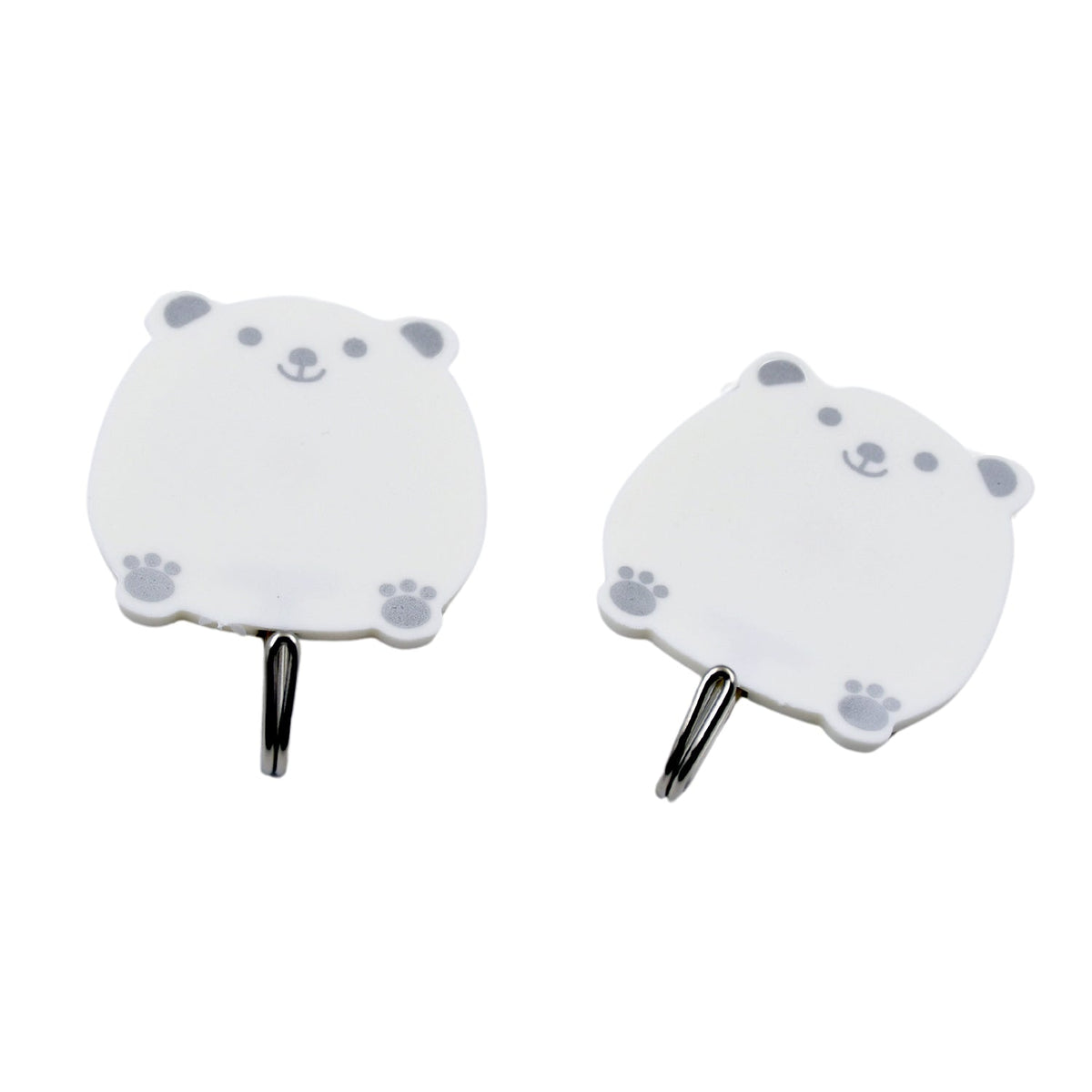 Sticky hook suitable for various wall types, ideal for kitchen or office use.