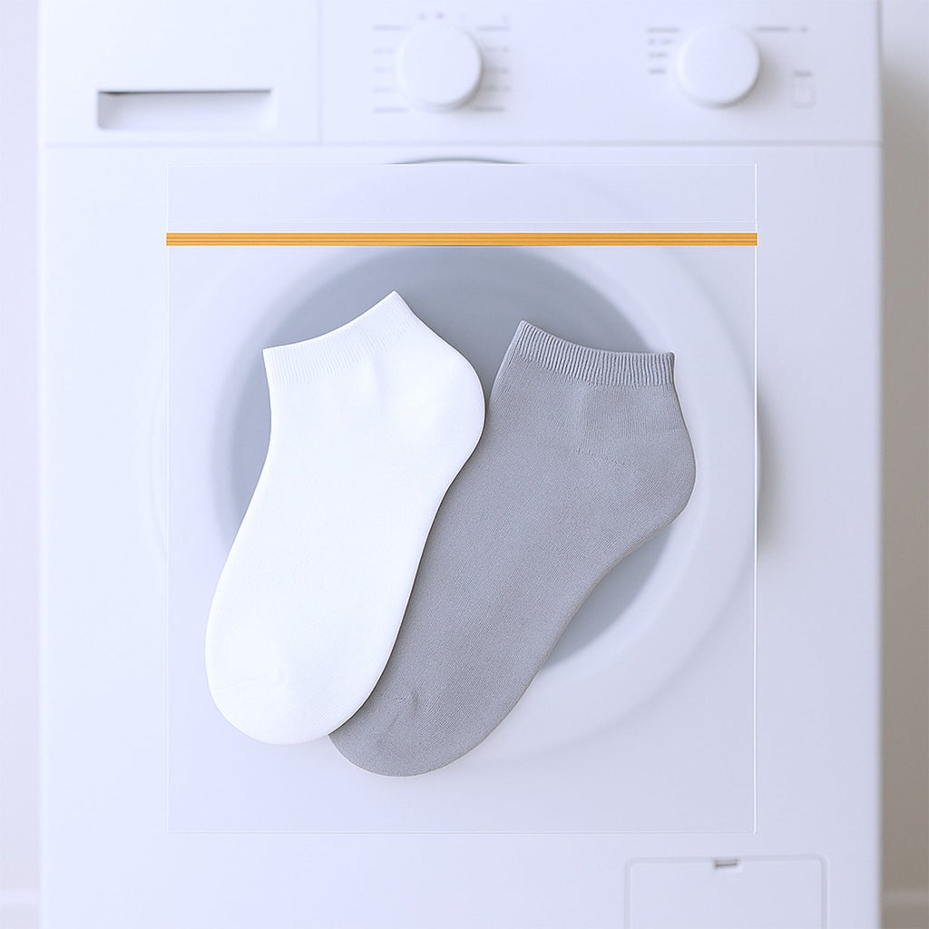 Assortment of mesh laundry bags in different sizes for various needs.