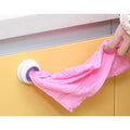 A white towel holder, ready for installation, against a clean background.