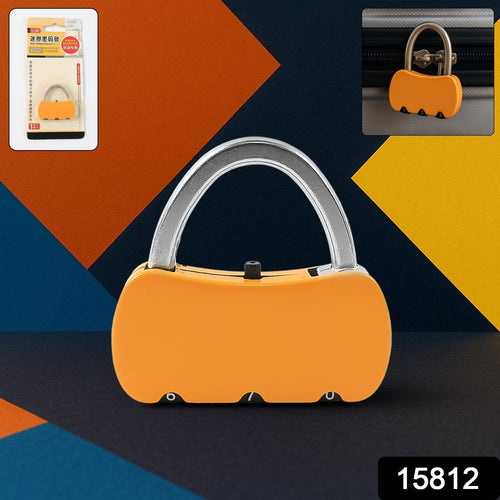 Keyless 3-digit combination travel lock for luggage security