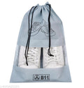 Pack of 10 shoe Bag for Travel & Storage - Waterproof Shoe Cover, Dustproof Drawstring Shoe Pouch with Transparent Window - Portable, Reusable, Washable